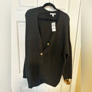 Women's Black Cardigan Sweater NWT